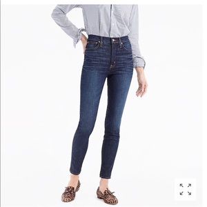 JCrew Lookout High Rise Madewell Skinny Jeans 26